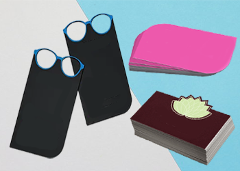 die cut paper business card with unique style for promote your brand