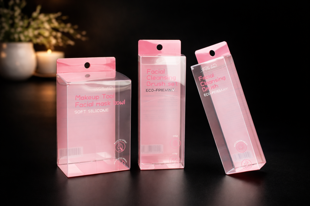 Clear PVC Acetate gift boxes