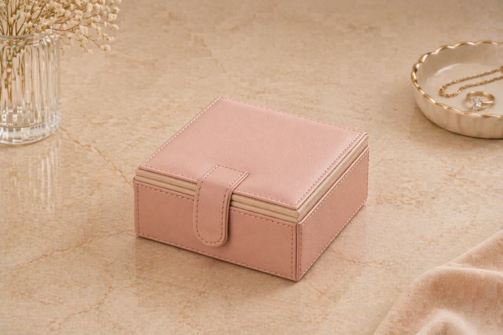 Magnetic Closure Leather Box